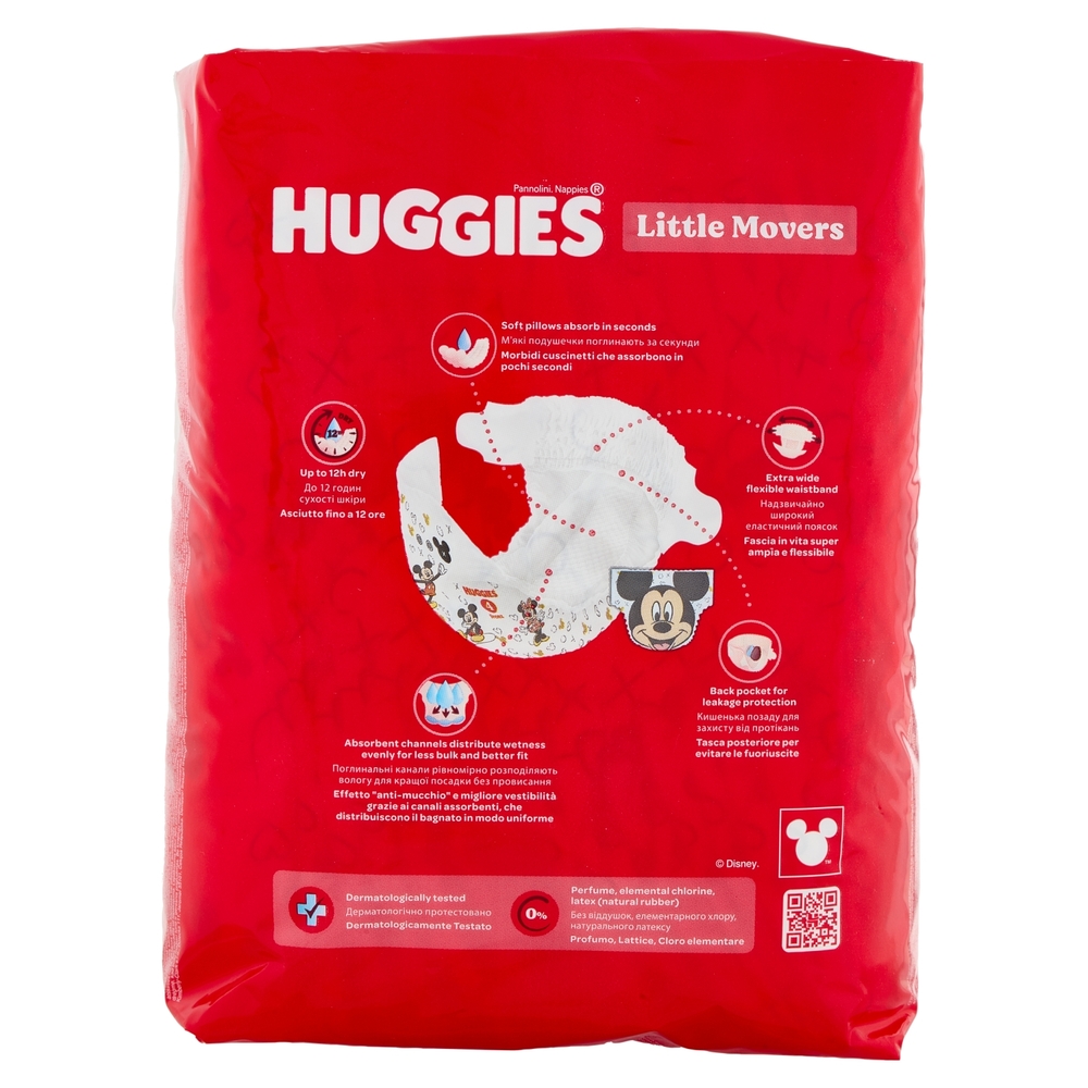 Huggies ultra comfort Pannolini 4 7-18 Kg 18 pz